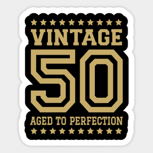 50th birthday ideas Sticker